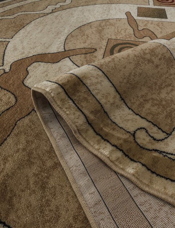 Ковер d077 - CREAM-BEIGE - Овал