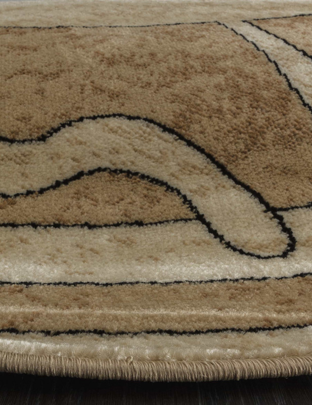 Ковер d077 - CREAM-BEIGE - Овал