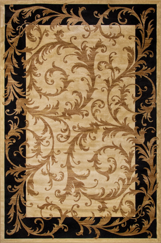 Ковер d156 - CREAM-BLACK - Прямоугольник