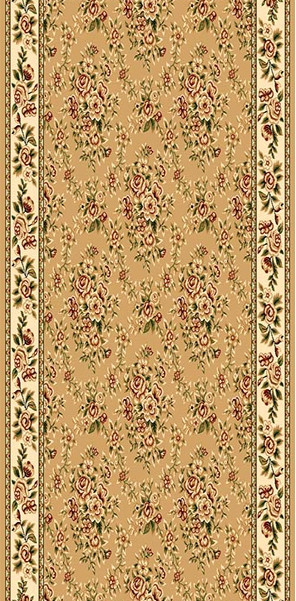 Ковер D191 - BEIGE - Дорожка