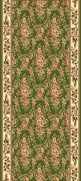 Ковер d191 - GREEN - Дорожка