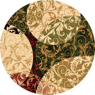 Ковер d346 - BEIGE - Круг