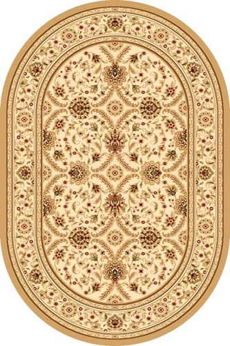 Ковер d386 - CREAM - Овал