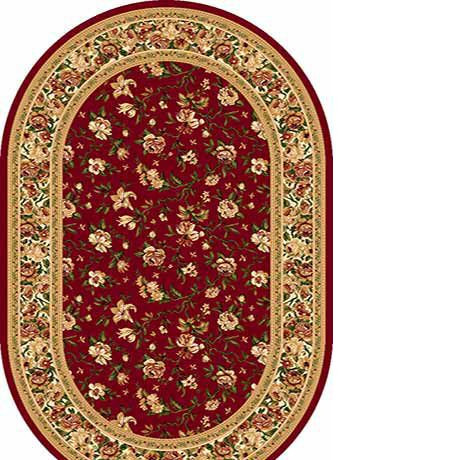 Ковер D387 - RED - Овал
