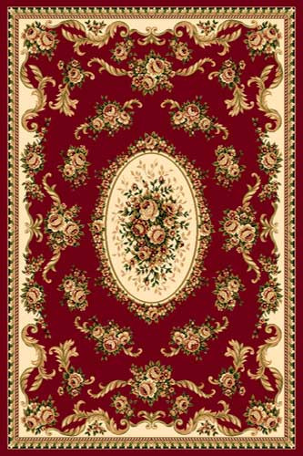 Ковер d398 - RED - Прямоугольник