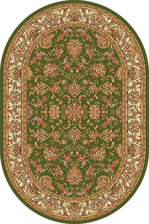 Ковер D401 - GREEN - Овал