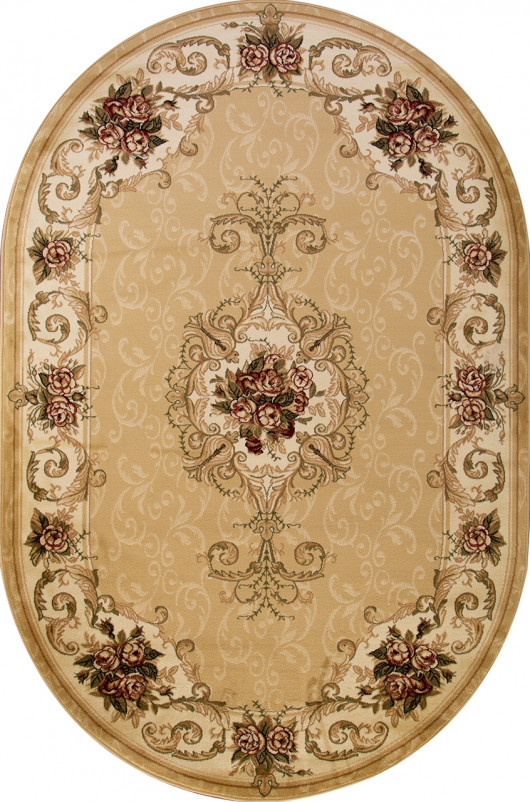 Ковер D467 - BEIGE - Овал