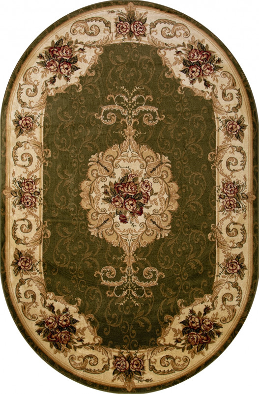 Ковер D467 - GREEN - Овал