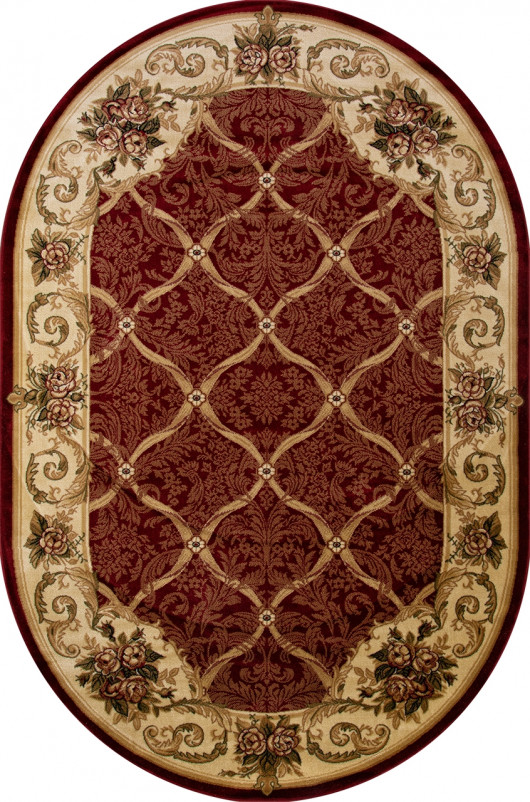 Ковер D468 - RED - Овал