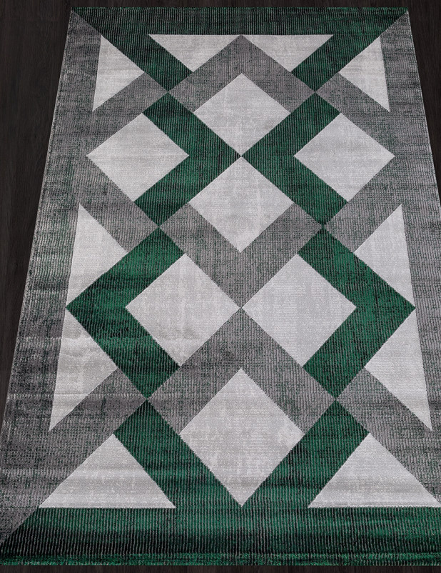Ковер 04494Y - GREEN / GREEN - Прямоугольник