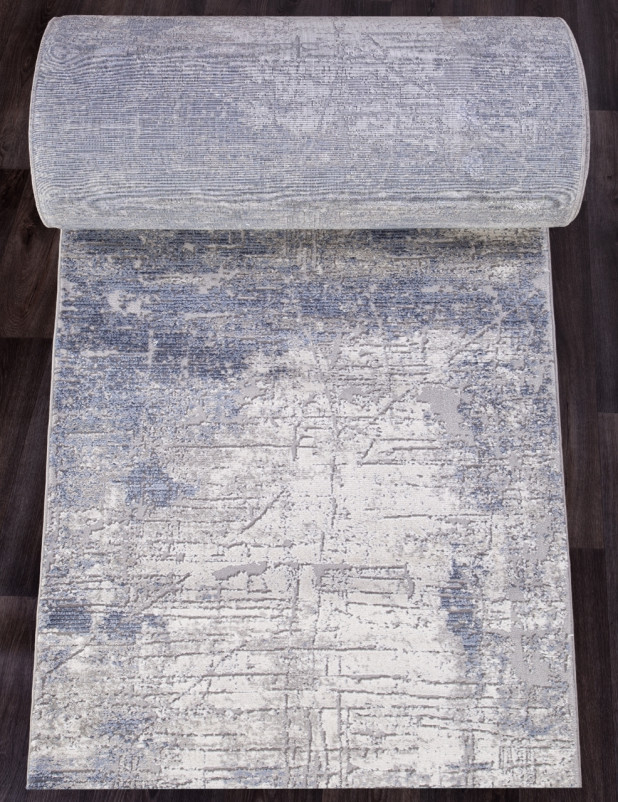 Ковер 5801A - BLUE / GREY - Дорожка