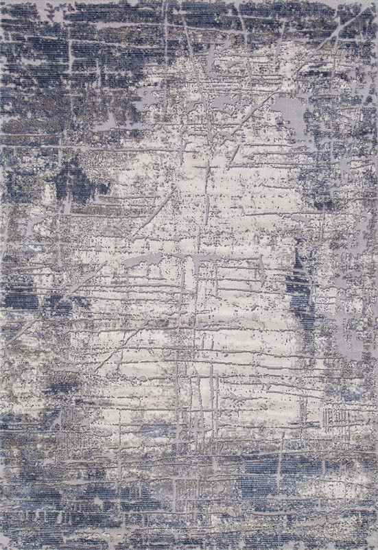 Ковер 5801A - BLUE / GREY - Прямоугольник