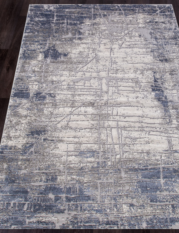 Ковер 5801A - BLUE / GREY - Прямоугольник