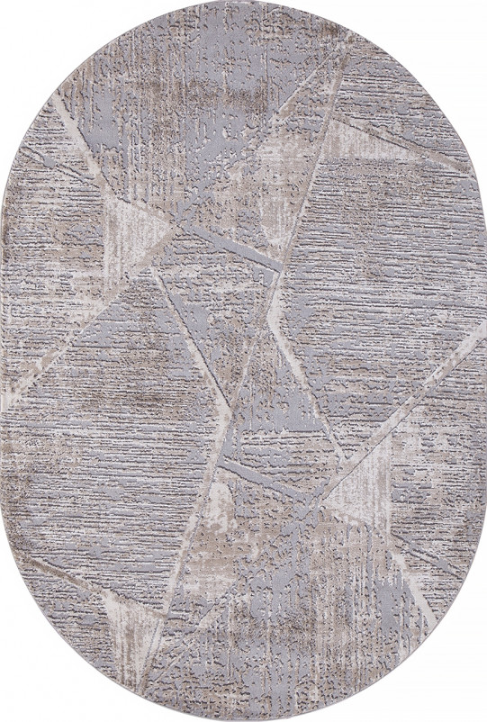 Ковер 5826B - BEIGE / GREY - Овал