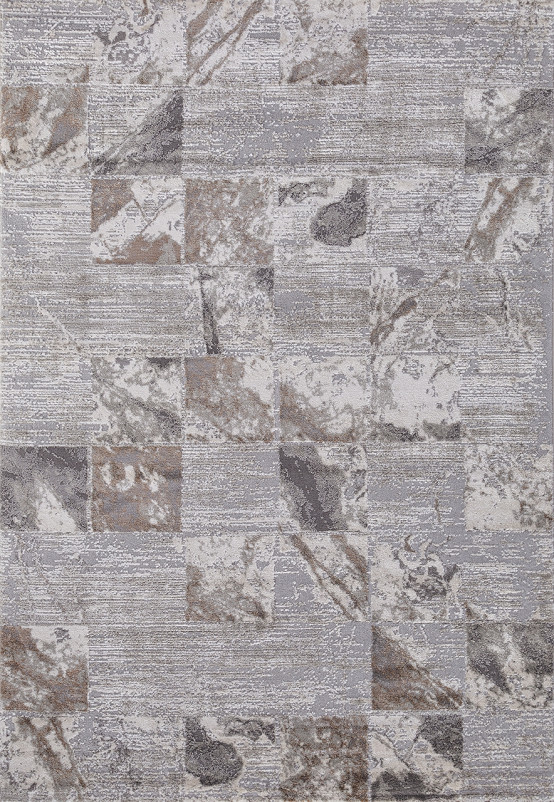 Ковер 6032B - CREAM / GREY - Прямоугольник