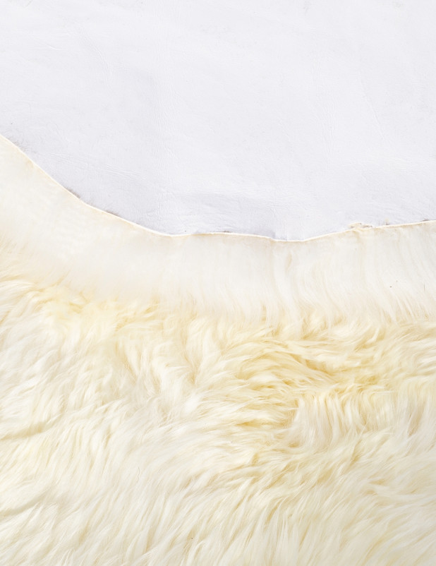 Ковер Sheepskin 150x190 - белый - Прямоугольник