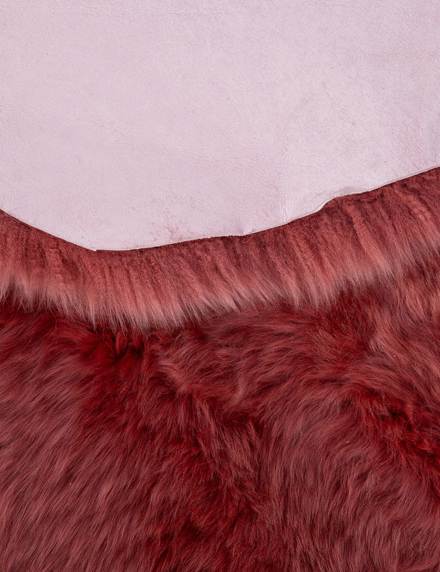 Ковер Sheepskin 150x190 - коралловый - Прямоугольник