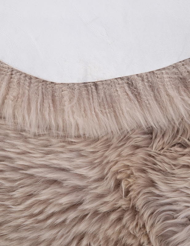Ковер Sheepskin 150x190 - светло бежевый - Прямоугольник