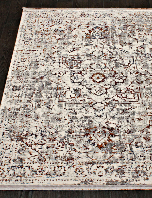 Ковер 7252A - WHITE / WHITE - Прямоугольник