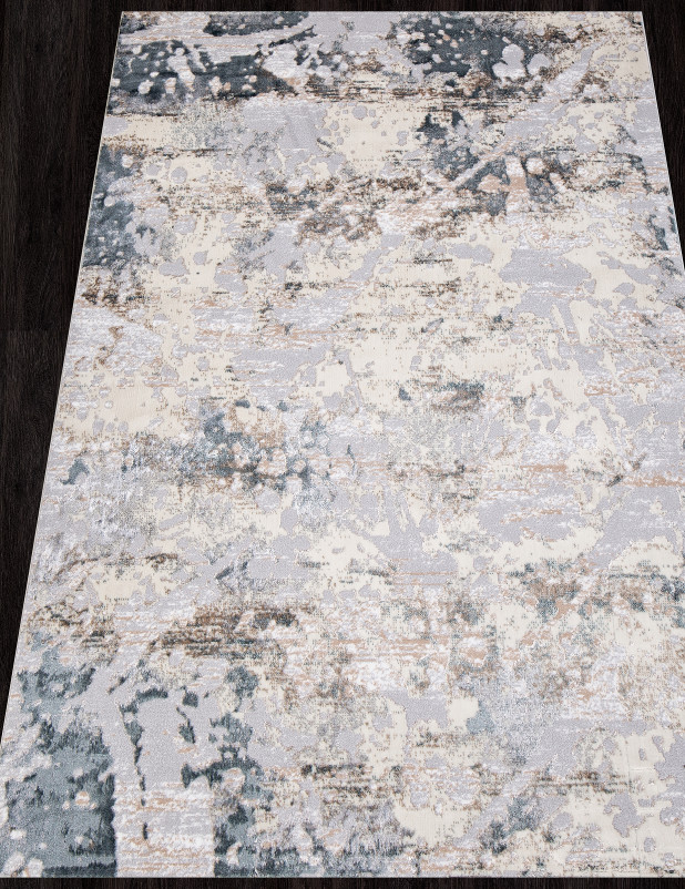 Ковер C060A - D.GREY SHIRINK / BLUE FDY - Прямоугольник