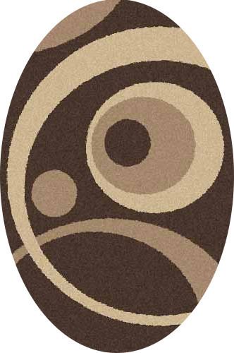 Ковер t151 - BROWN - Овал