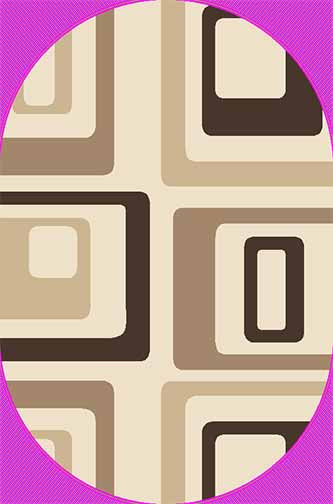 Ковер t618 - CREAM - Овал