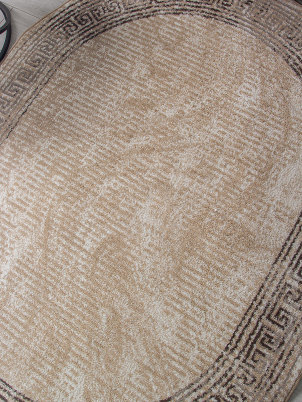 Ковер 06022A - TOZ GRI / BROWN - Овал