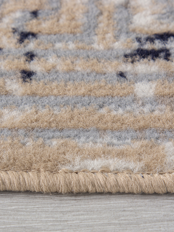 Ковер 06022A - TOZ GRI / NAVY - Овал