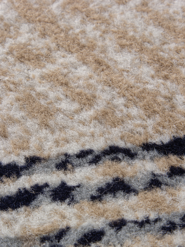 Ковер 06022A - TOZ GRI / NAVY - Овал