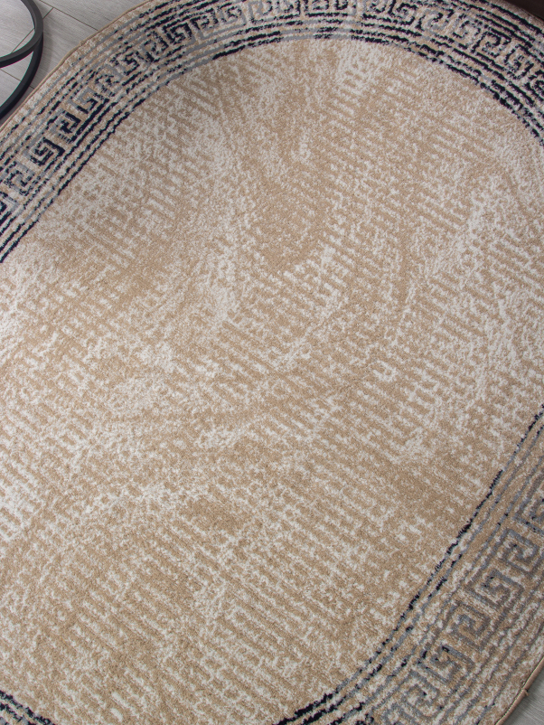 Ковер 06022A - TOZ GRI / NAVY - Овал