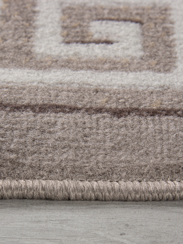 Ковер 06027A - BEIGE / DARK VIZON - Прямоугольник