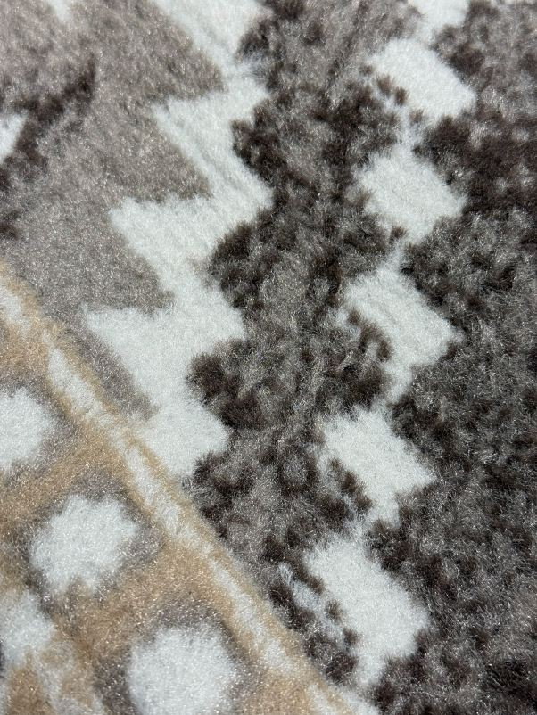 Ковер 06050A - BROWN / TOZ GRI - Прямоугольник