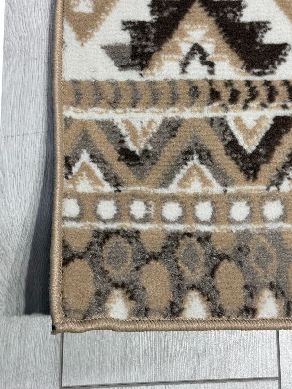 Ковер 06050A - BROWN / TOZ GRI - Прямоугольник