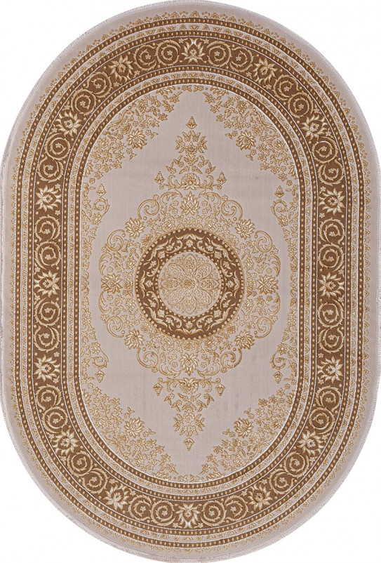 Ковер 33030 - 080 BROWN - Овал