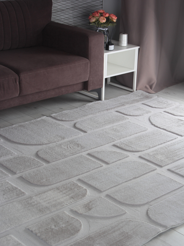 Ковер PX4001 - GREY / GREY - Прямоугольник