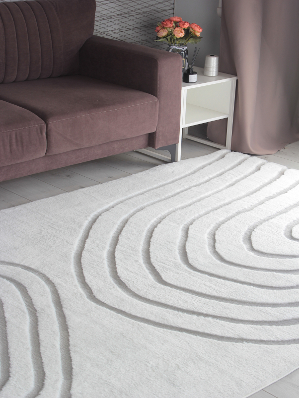 Ковер PX4002 - CREAM / GREY - Прямоугольник