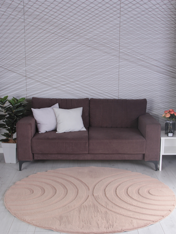 Ковер PX4005 - BROWN / BROWN - Круг