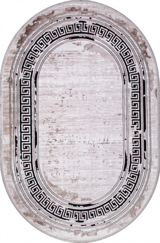 Ковер 18729S - D.BEIGE / IVORY - Овал