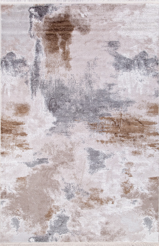 Ковер 18734A - GREY / D.BEIGE - Прямоугольник