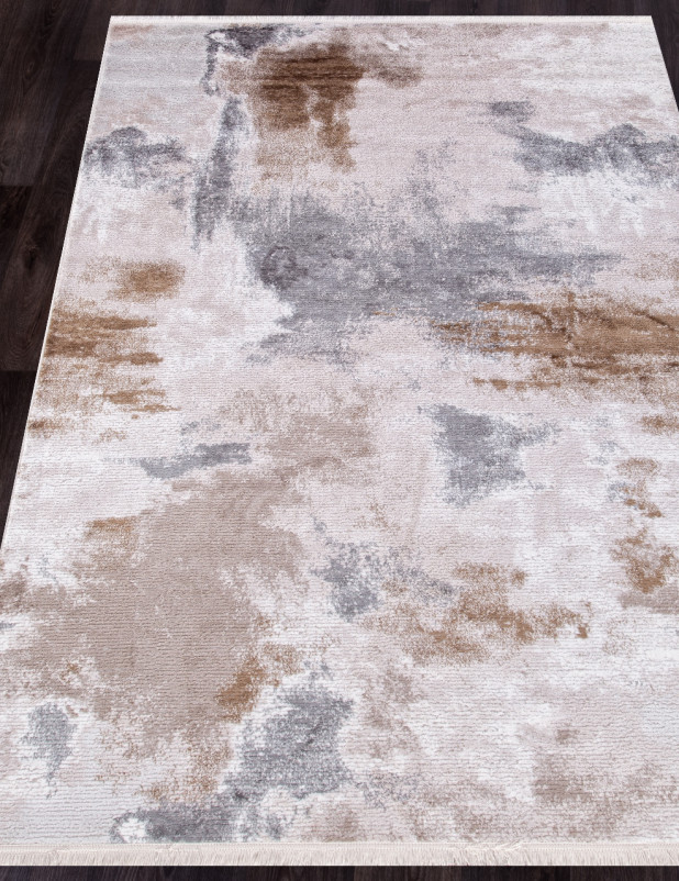 Ковер 18734A - GREY / D.BEIGE - Прямоугольник
