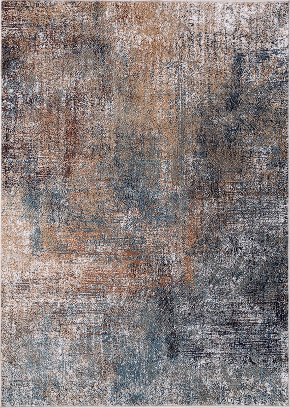 Ковер D479 - CREAM-BLUE - Прямоугольник