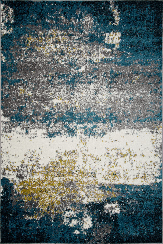 Ковер C107 - CREAM-BLUE - Прямоугольник