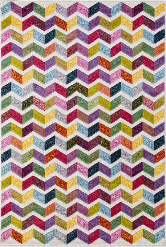 Ковер D056 - MULTICOLOR-GRAY - Прямоугольник