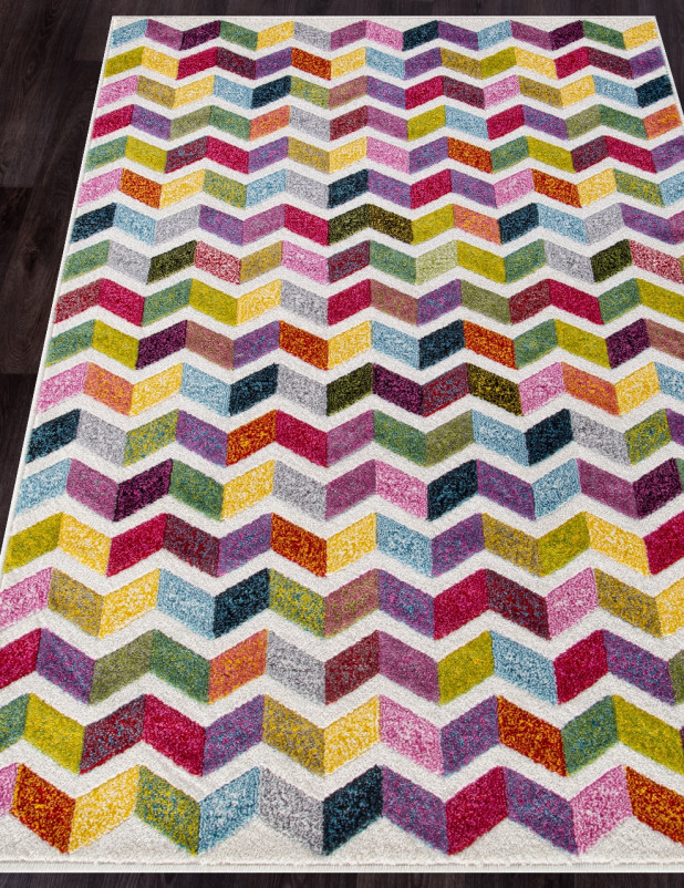 Ковер D056 - MULTICOLOR-GRAY - Прямоугольник