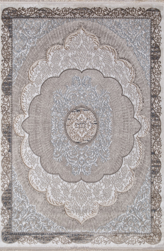 Ковер 7430B - L.BLUE / CREAM - Прямоугольник