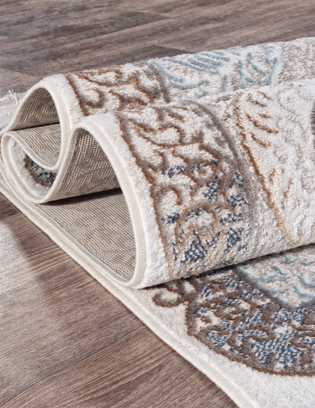 Ковер 7430B - L.BLUE / CREAM - Прямоугольник