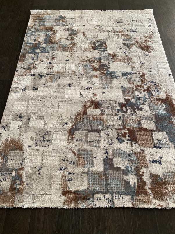 Ковер 7652A - L.BLUE / WHITE - Прямоугольник