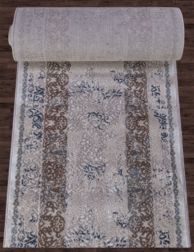 Ковер 7689A - L.BLUE / WHITE - Дорожка