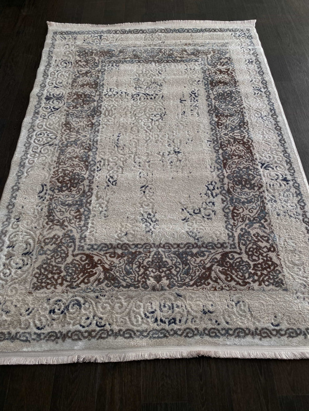 Ковер 7689A - L.BLUE / WHITE - Прямоугольник