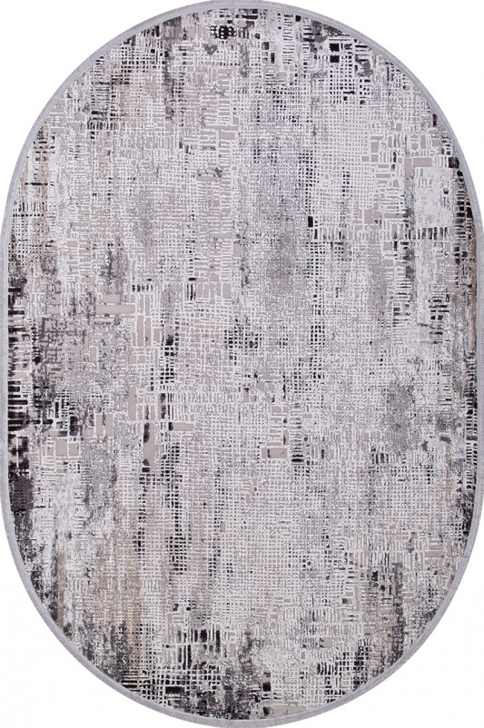 Ковер 17104 - L.GREY / D.GREY - Овал